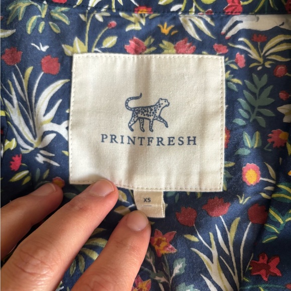 Printfresh Unicorn Garden Pajama TOP ONLY - Picture 3 of 5